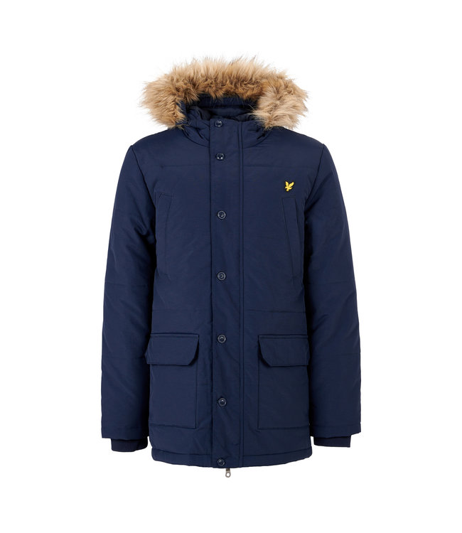 Lyle & Scott - Winterjas - Navy Blazer - dekinderkledingwinkel.nl