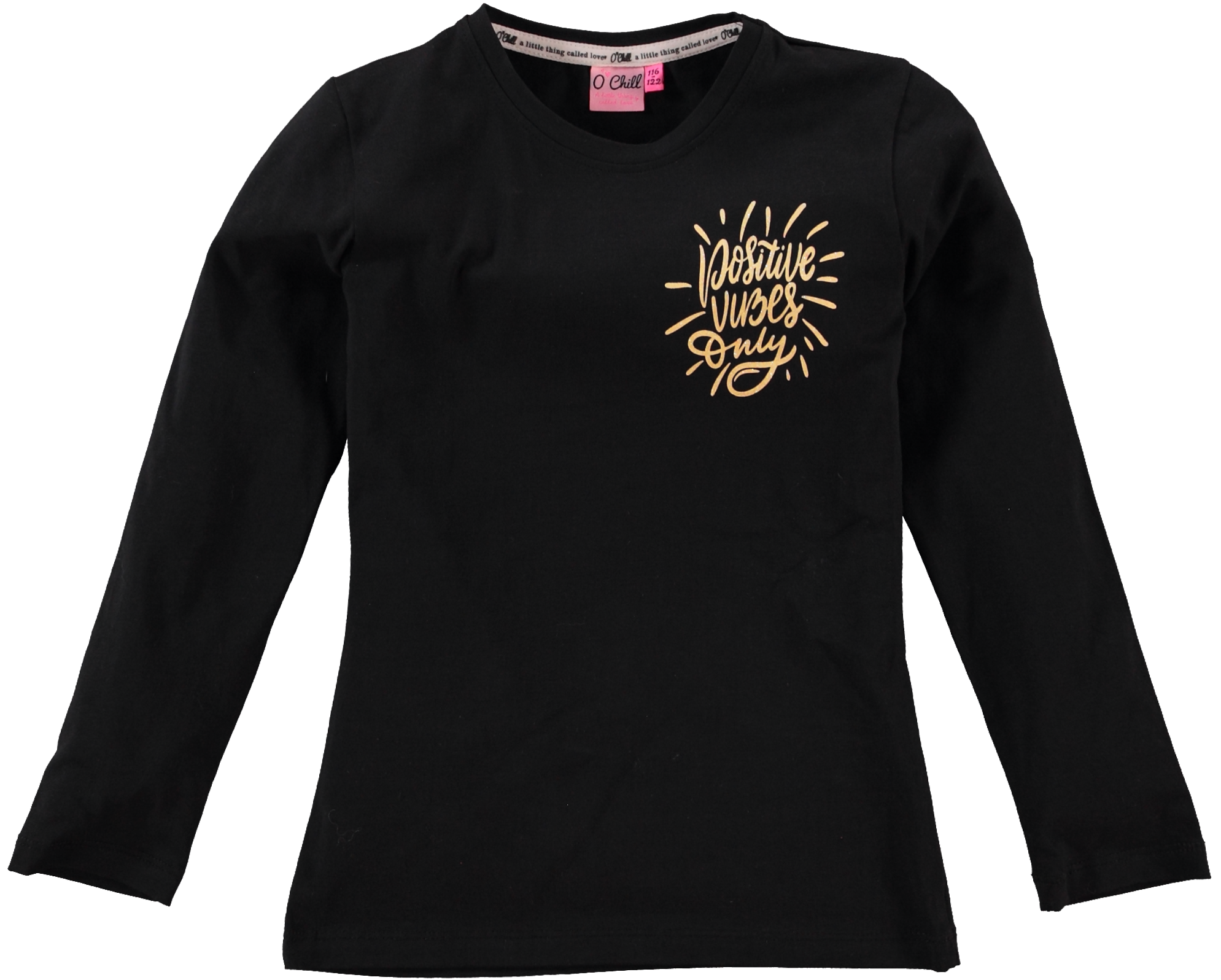 O'Chill Meisjes shirt - Kendra - Zwart