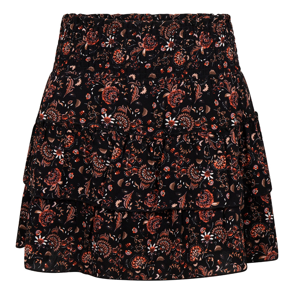 Indian Blue Jeans Meisjes rok paisley - Zwart Indian Blue Jeans Meisjes rok paisley - Zwart