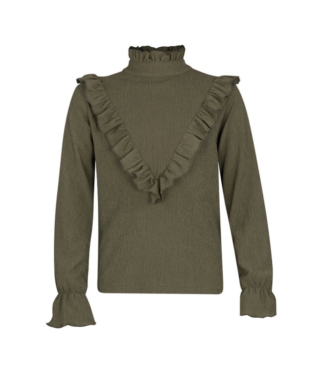 KIEstone Meisjes blouse - Groen