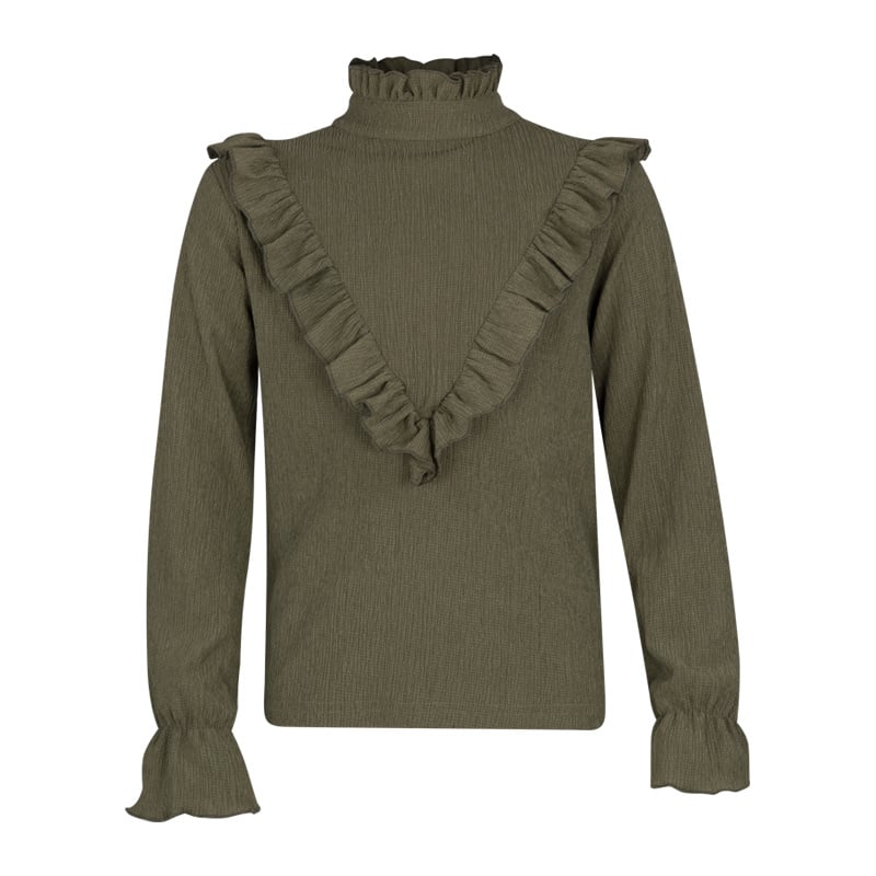 KIEstone Meisjes blouse - Groen