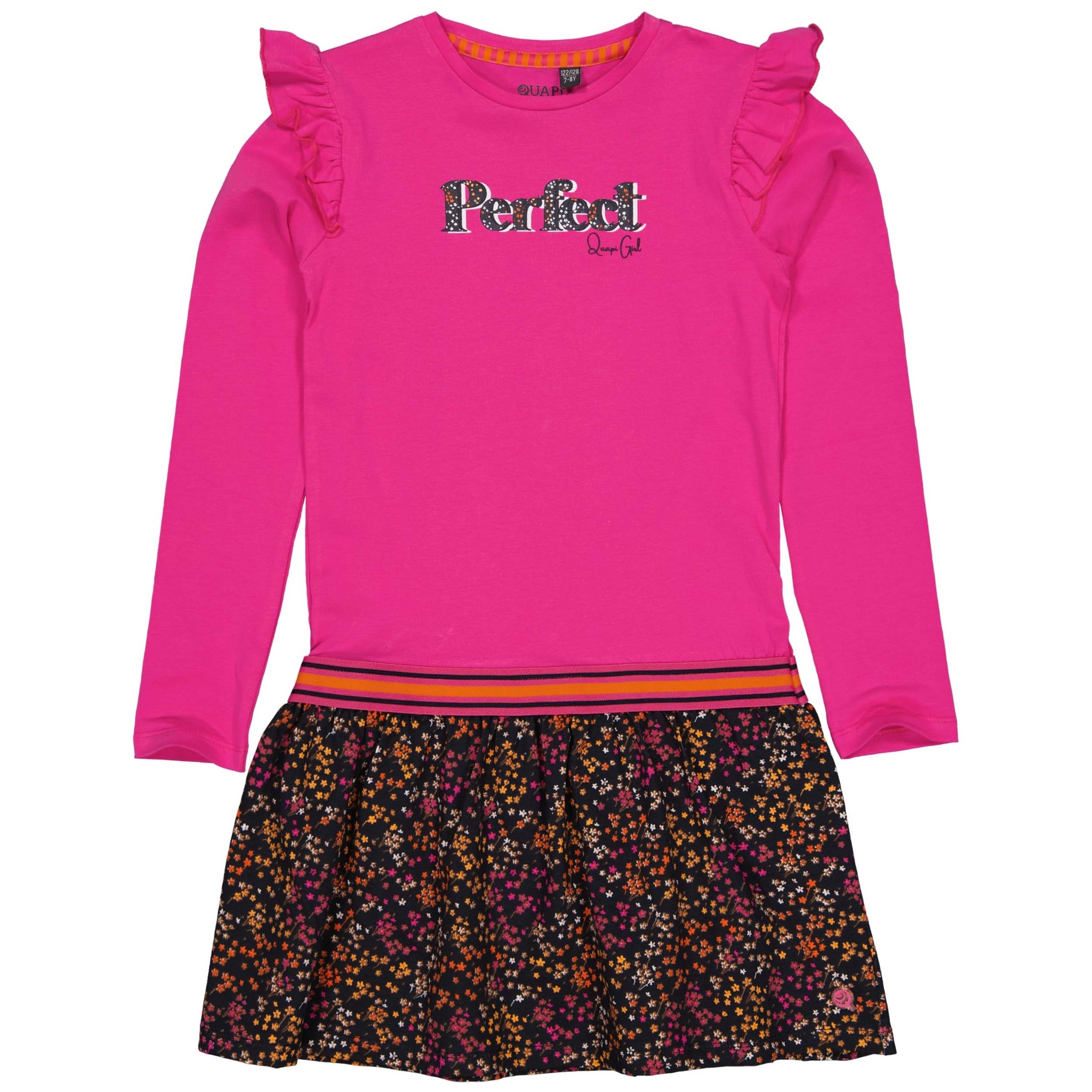 Quapi meisjes jurk Raisa Pink Magenta