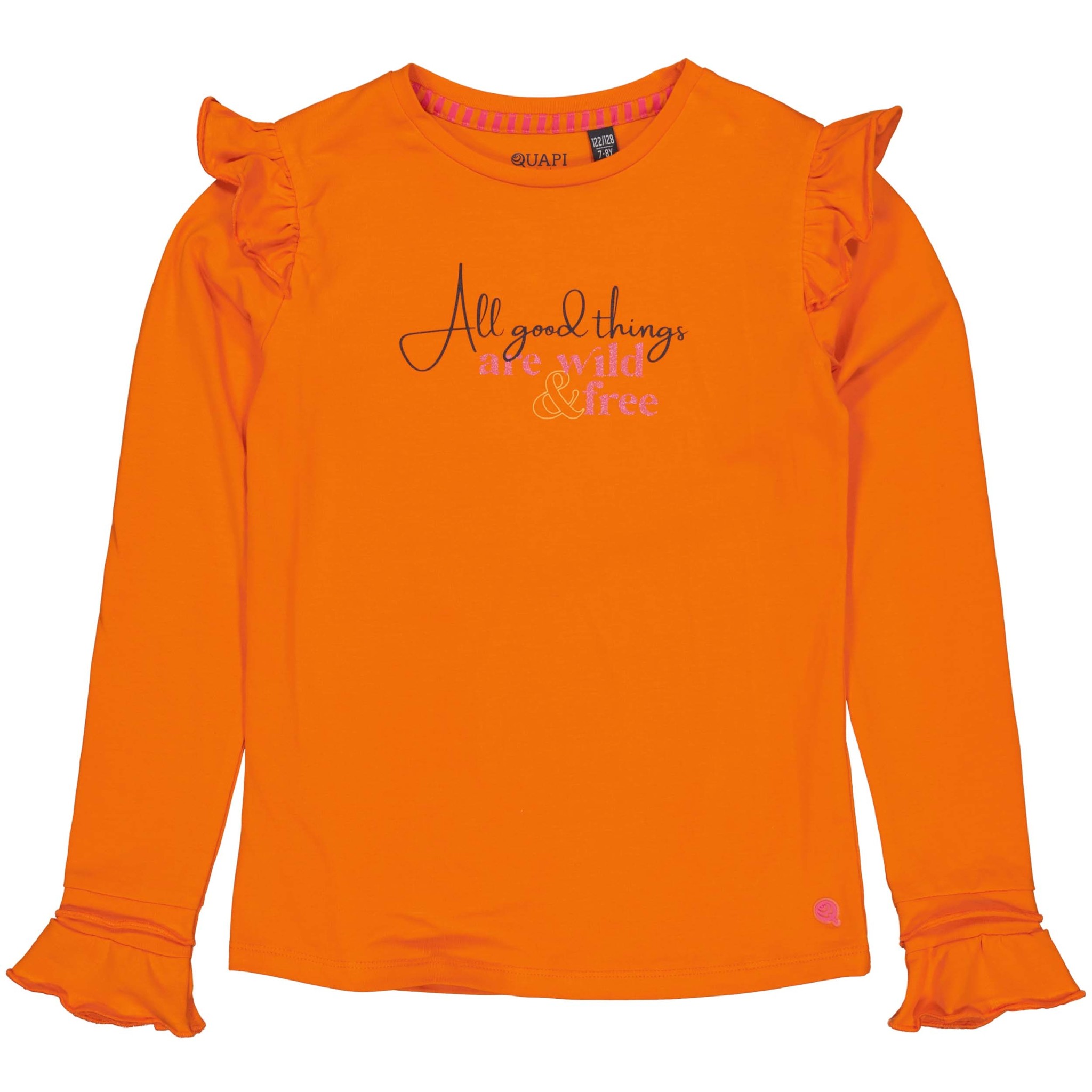 Quapi Meisjes shirt - Regina - Oranje