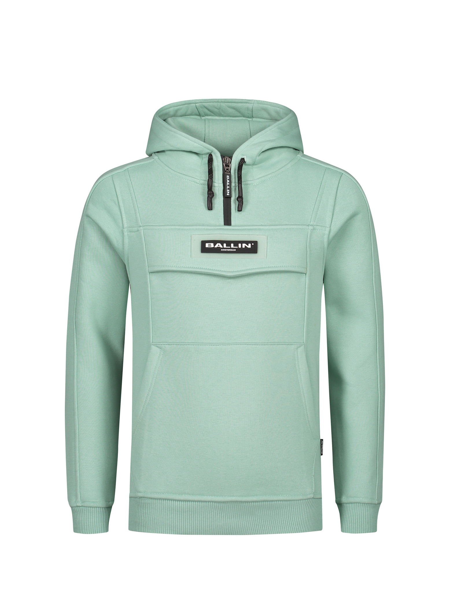 Ballin Amsterdam -  Jongens Slim Fit   Hoodie  - Groen - Maat 140