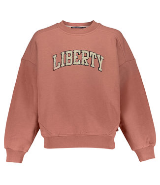 Frankie & Liberty Meisjes sweat shirt - Floor - Roodbruin
