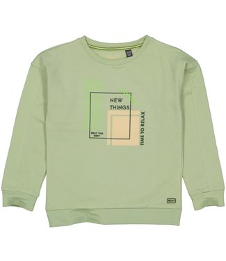Quapi Jongens sweater - Ramzi - Mist groen