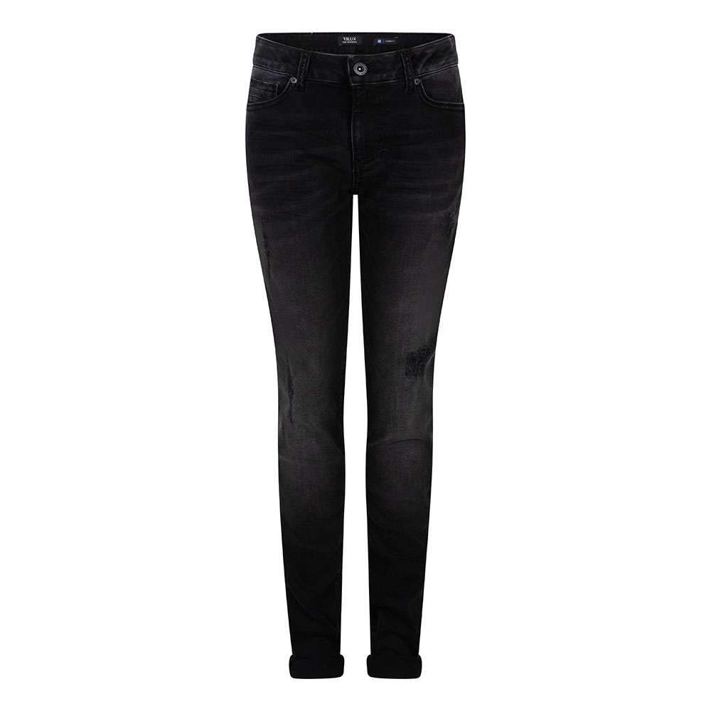 Rellix Jongens jeans broek Dean Tapered - Used zwart Rellix Jongens jeans broek Dean Tapered - Used zwart