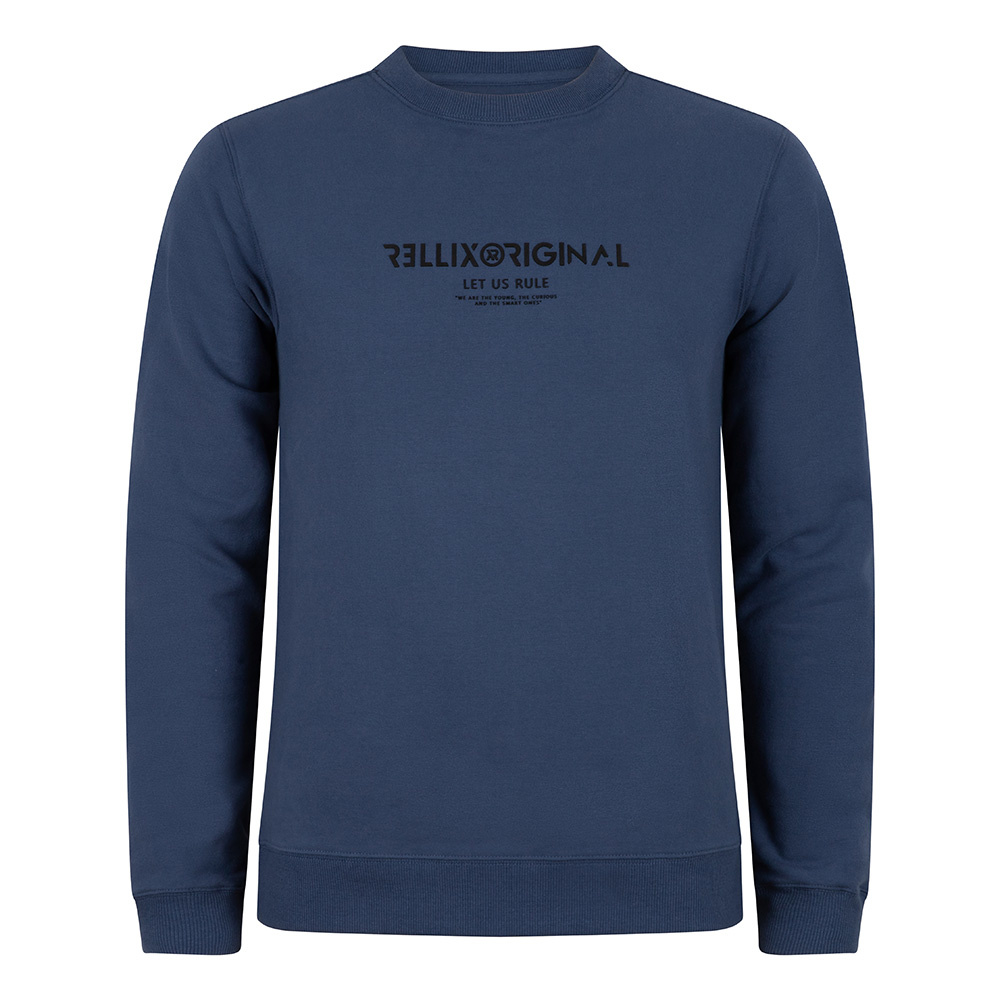 Rellix Jongens sweater - Washed blauw