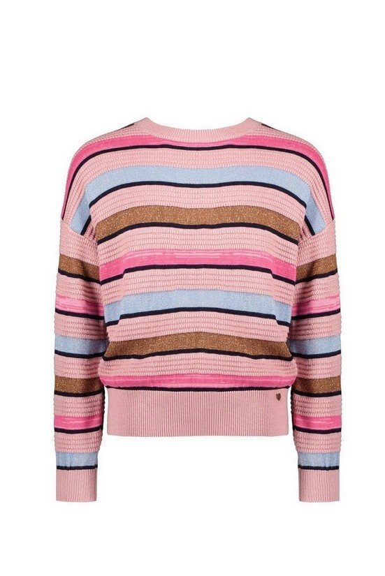 NoNo Meisjes trui gebreid streep - Kes - Vintage roze NoNo Meisjes trui gebreid streep - Kes - Vintage roze