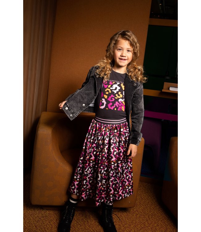 B.Nosy Meisjes midi rok - Something leo AOP