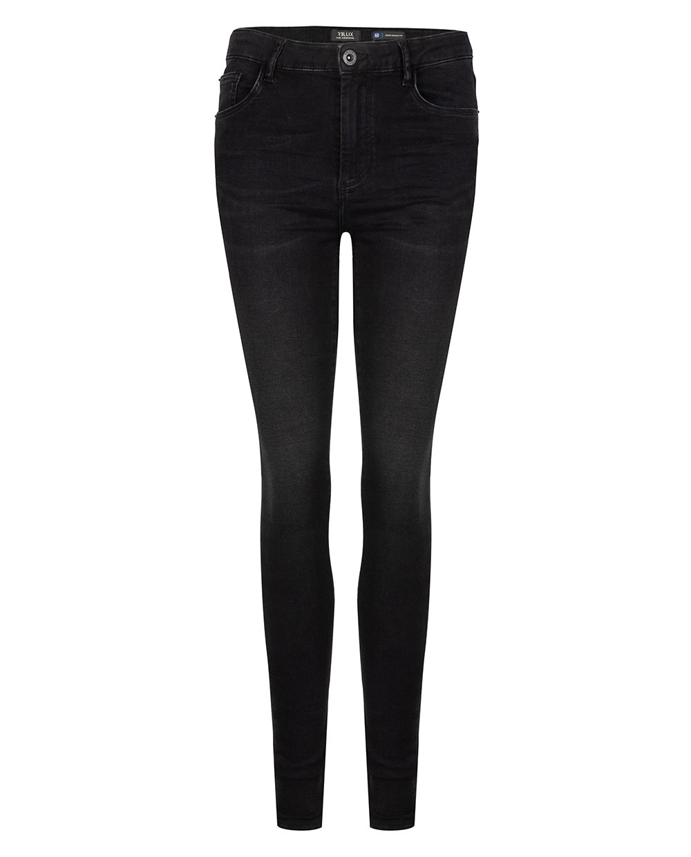 Rellix Meisjes jeans broek Xelly super skinny - Zwart Rellix Meisjes jeans broek Xelly super skinny - Zwart