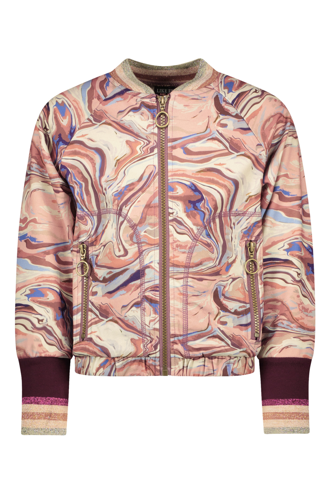Like Flo Meisjes sweat vest - Oil Like Flo Meisjes sweat vest - Oil