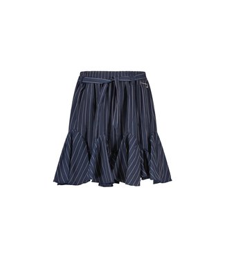 ELLE Chic Meisjes rok streep - Tecla - Donker navy blauw