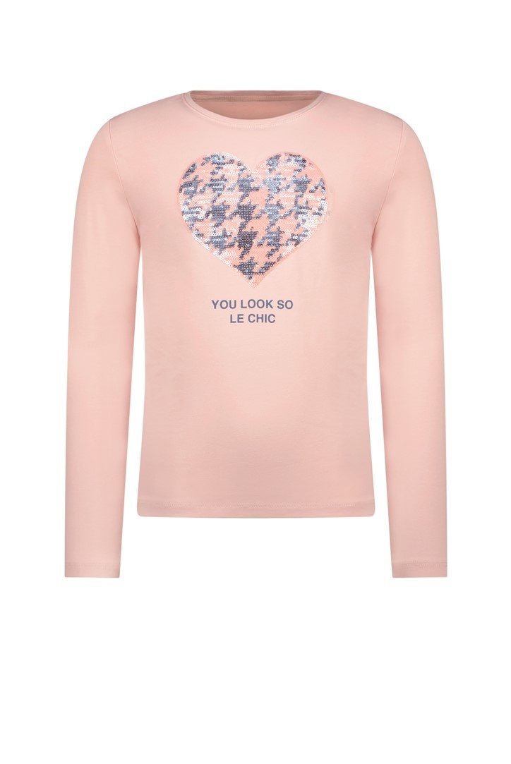 Le Chic Meisjes t-shirt hart - Nora - Sweets for my Sweet Le Chic Meisjes t-shirt hart - Nora - Sweets for my Sweet