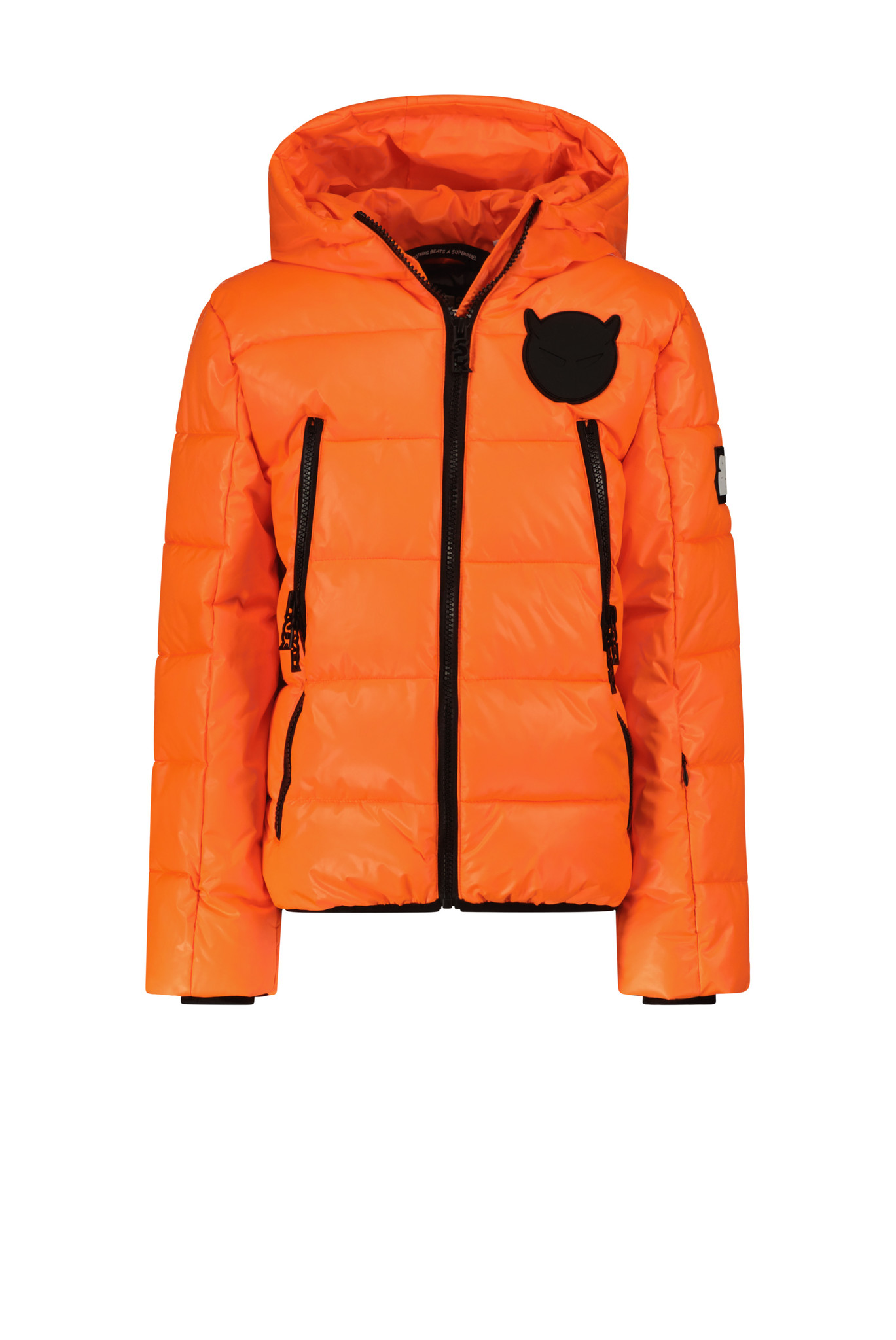 SUPERREBEL Jongens jas - Raven - Neon oranje SUPERREBEL Jongens jas - Raven - Neon oranje