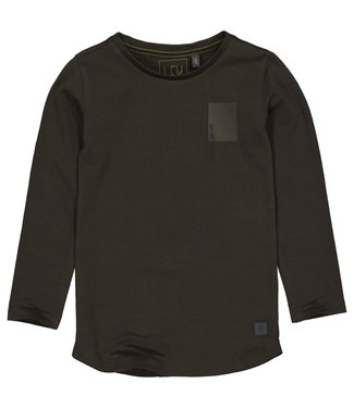 LEVV Little Jongens shirt - Bence - Zwart ink