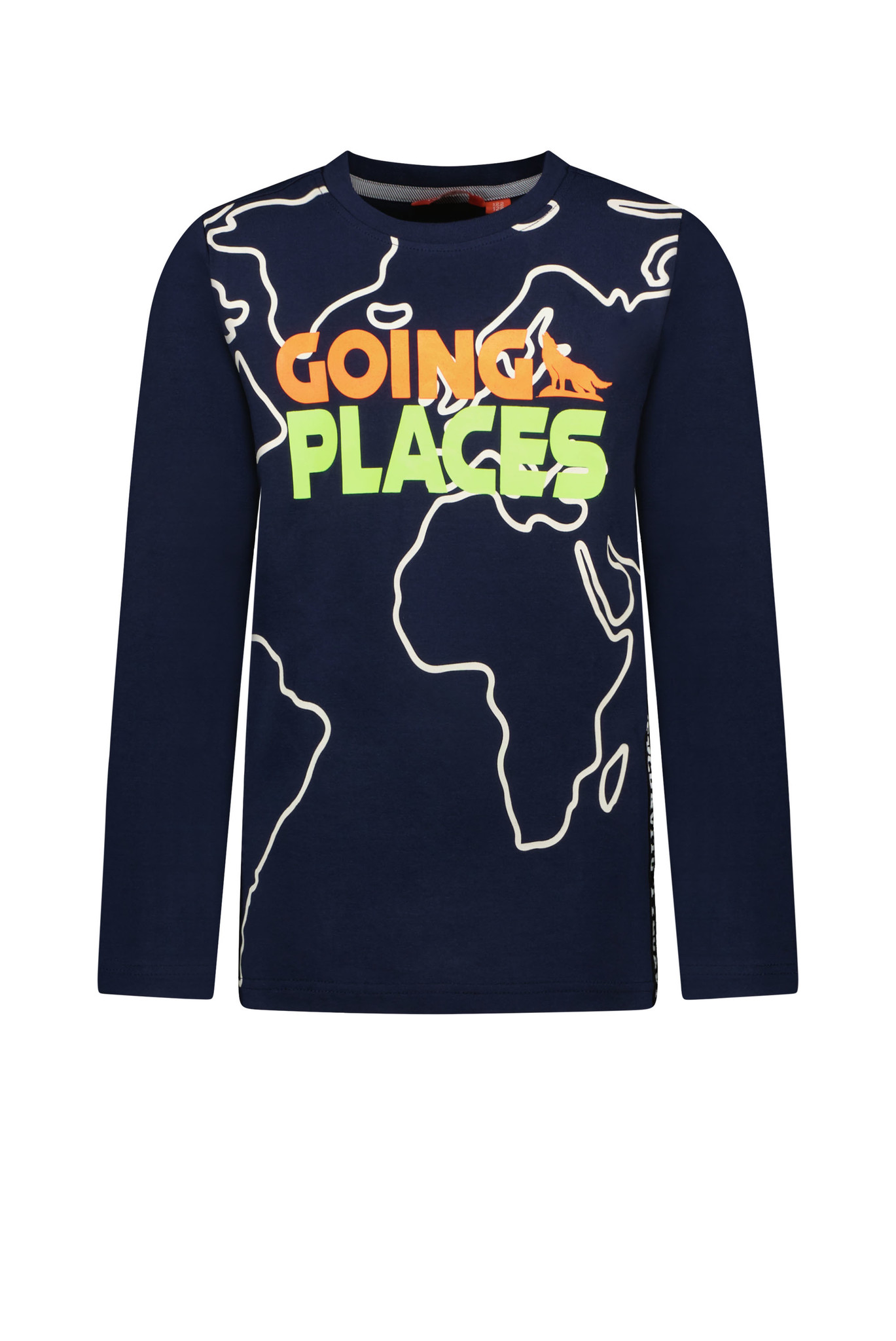 Tygo & Vito Jongens shirt 'Going places' - Navy blauw