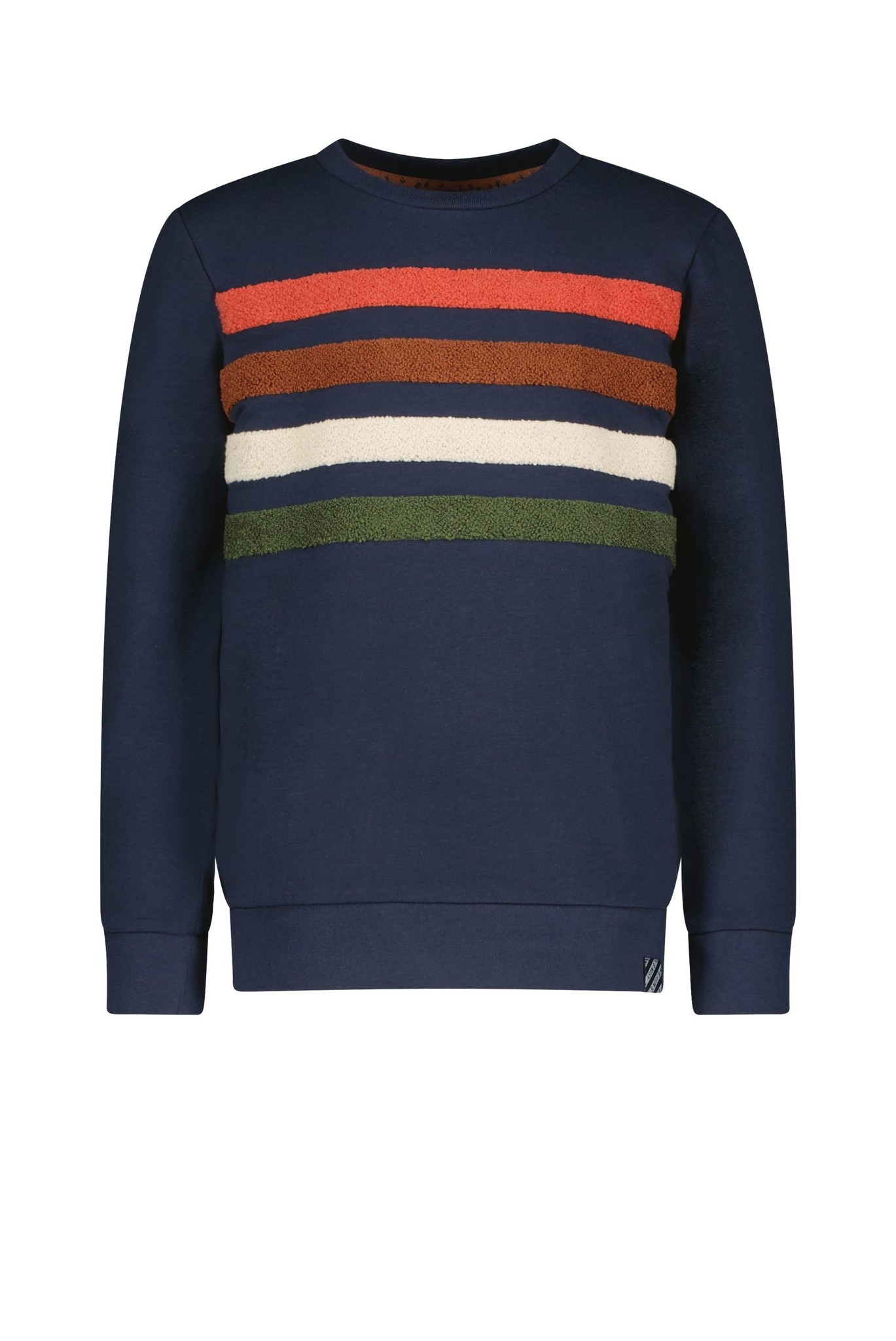 B.Nosy Jongens sweater streep - Navy blauw