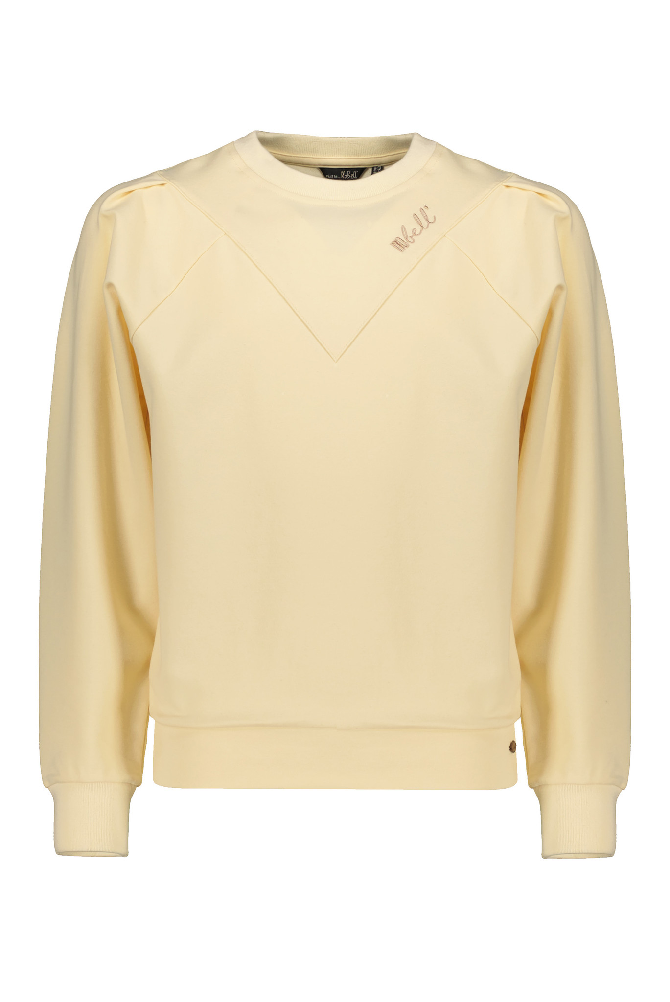 NoBell Meisjes sweater - Kimo - Pearled ivory