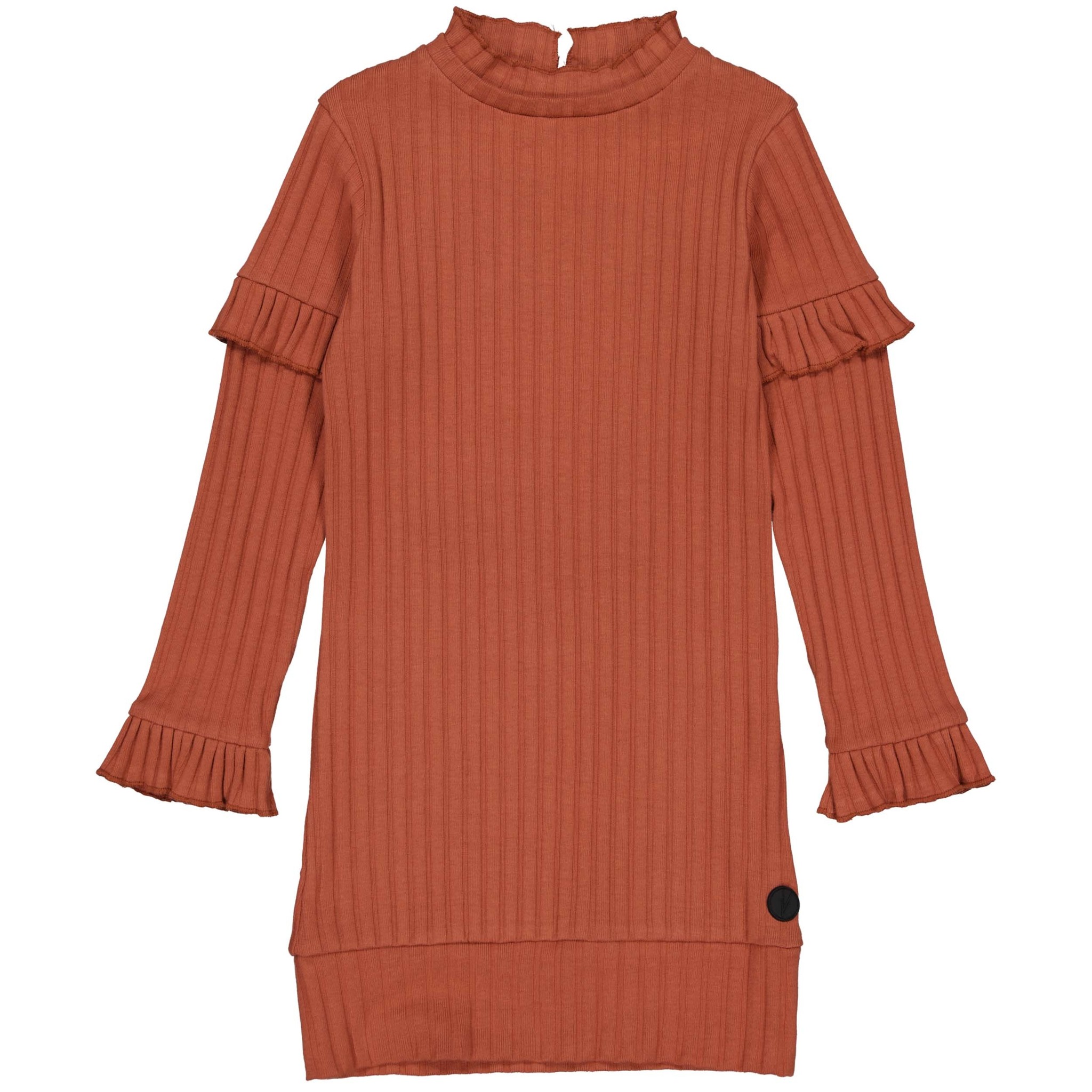 LEVV Little Meisjes jurk - Baia - Rood vintage