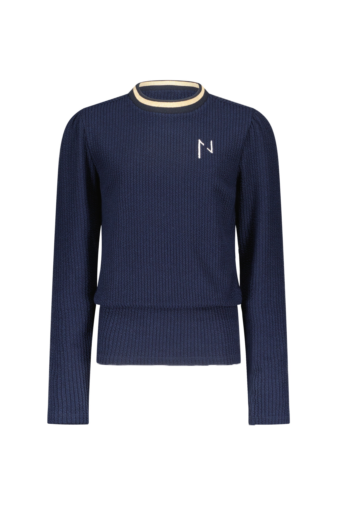 NoBell Meisjes shirt - Koba - Navy blauw