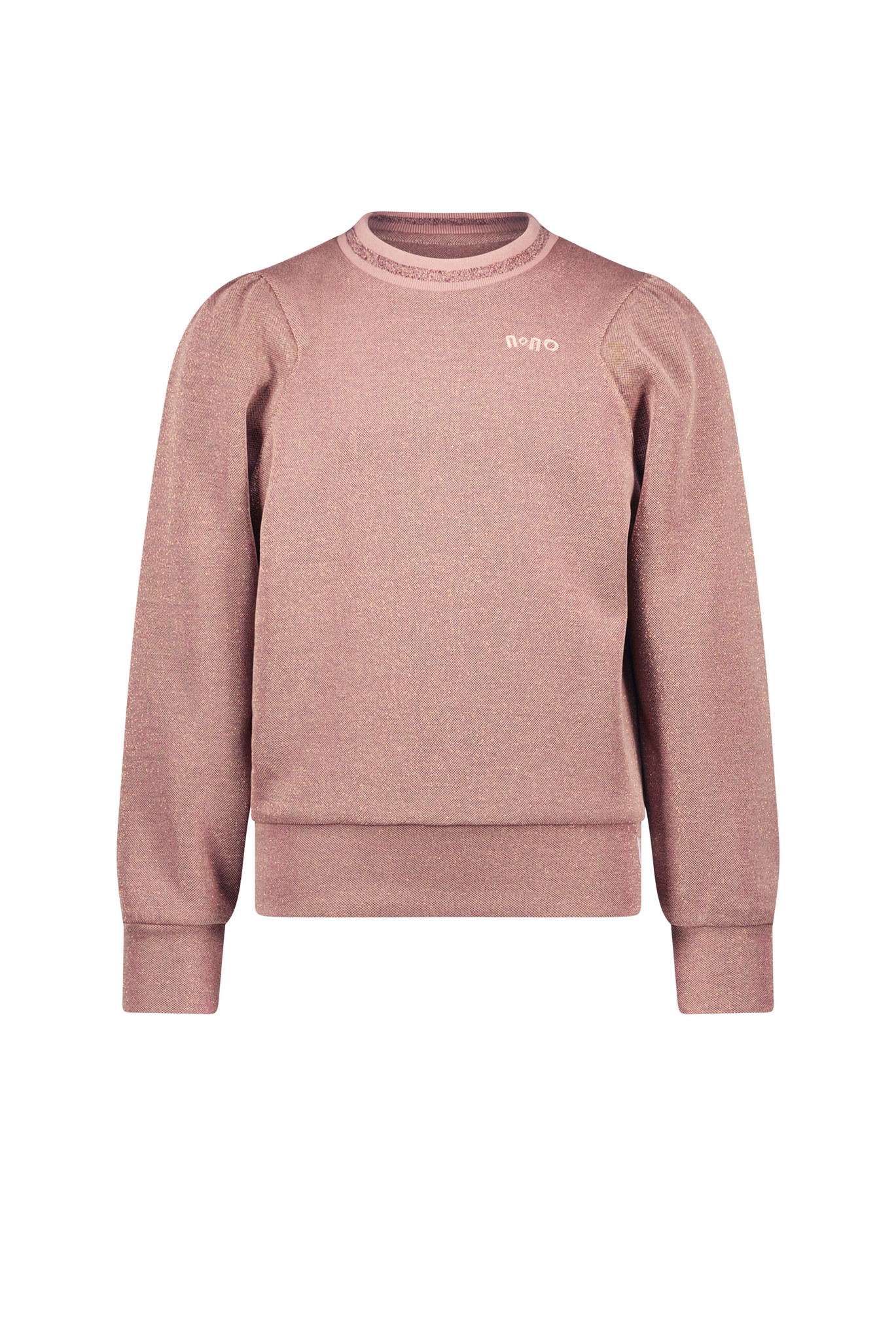 Nono Kilan Lurex Pique Sweater Truien & Vesten Meisjes - Sweater - Hoodie - Vest- Brons - Maat 116
