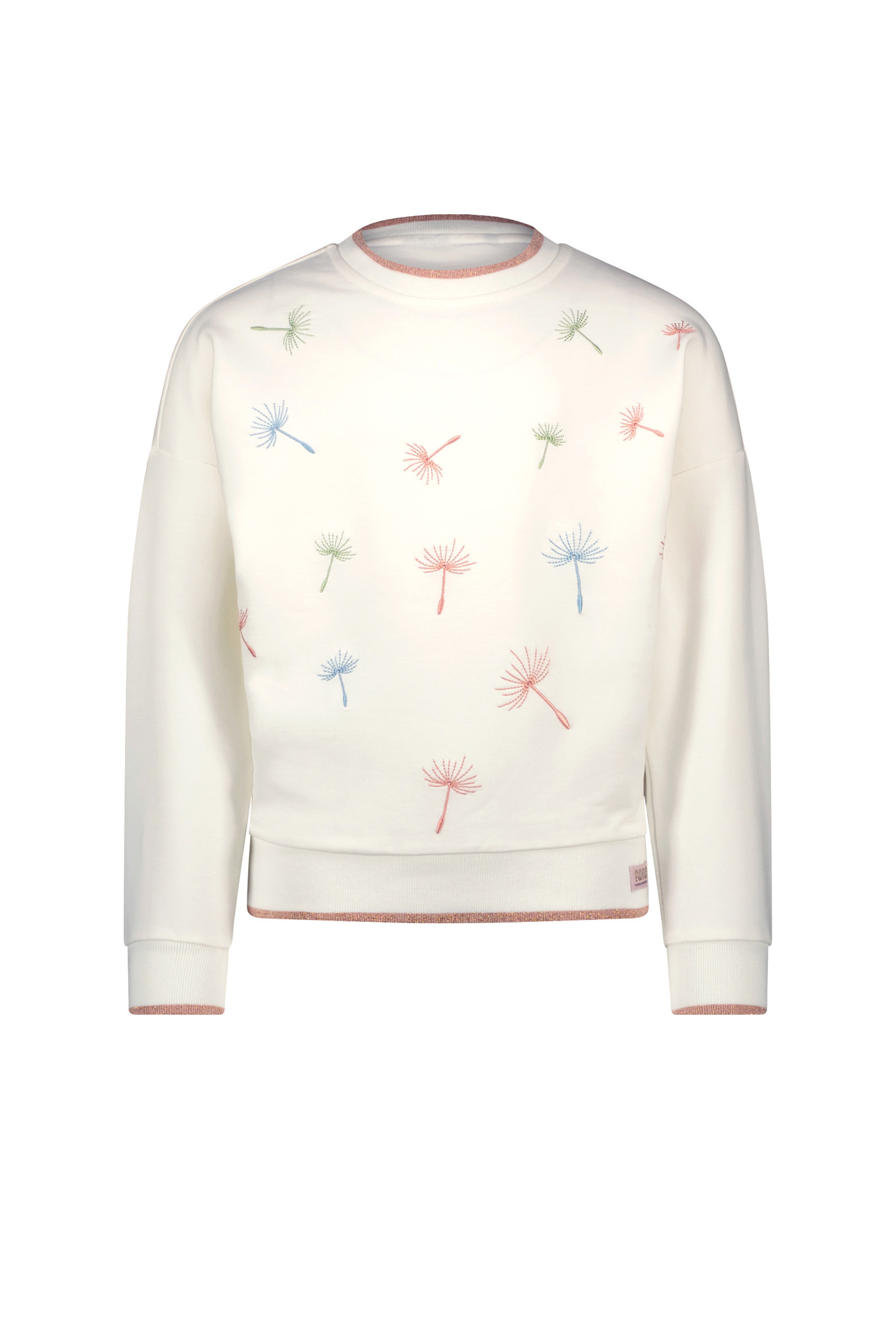 NoNo Meisjes sweater - Kessa - Sneeuw wit