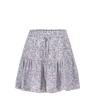 Like Flo Meisjes rok AOP - Blauw bloemen