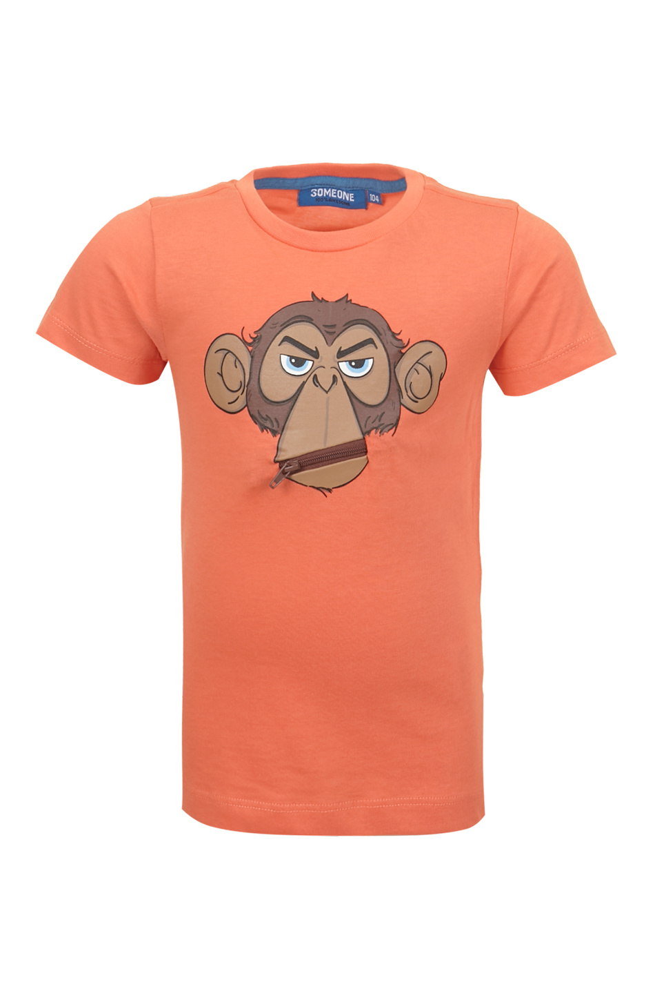 Someone Jongens t-shirt - Bondi-SB-02-E - Helder oranje