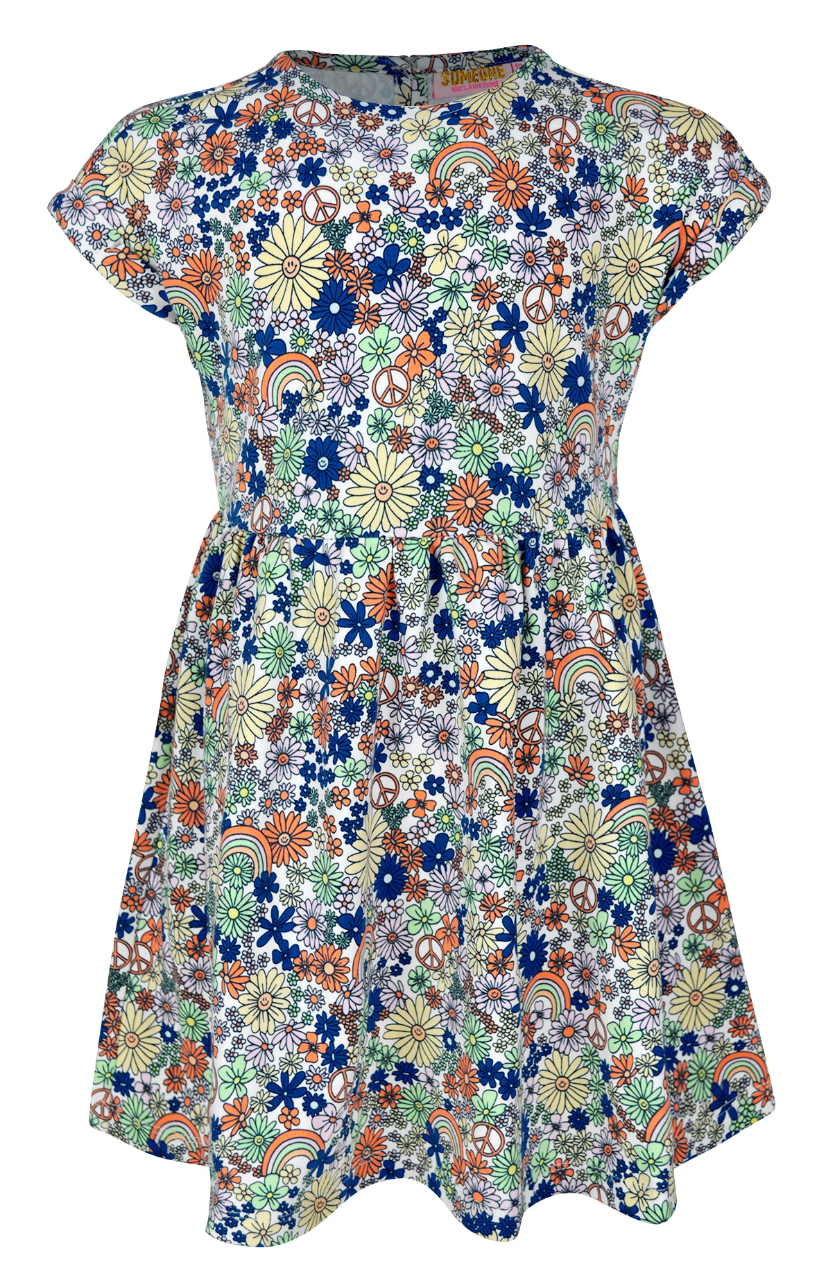 Someone Meisjes jurk - Hippie-SG-51-A - Ecru Someone Meisjes jurk - Hippie-SG-51-A - Ecru