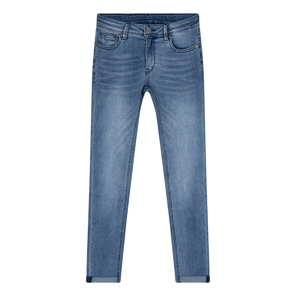 Indian Blue Jeans Jongens jeans broek Ryan skinny fit - Used medium Denim