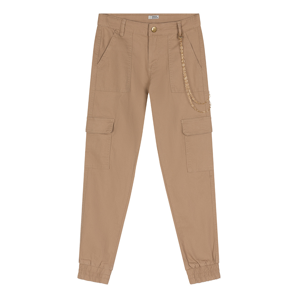 Indian Blue Jeans Cargo Worker Fit Broeken & Jumpsuits Meisjes - Jeans - Broekpak - Camel - Maat 140