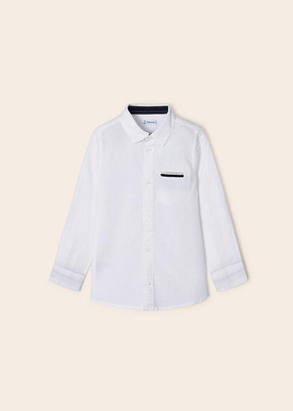 Mayoral Jongens shirt - Wit Mayoral Jongens shirt - Wit