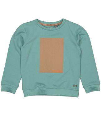 Quapi Jongens sweater - Teun - Groen oil