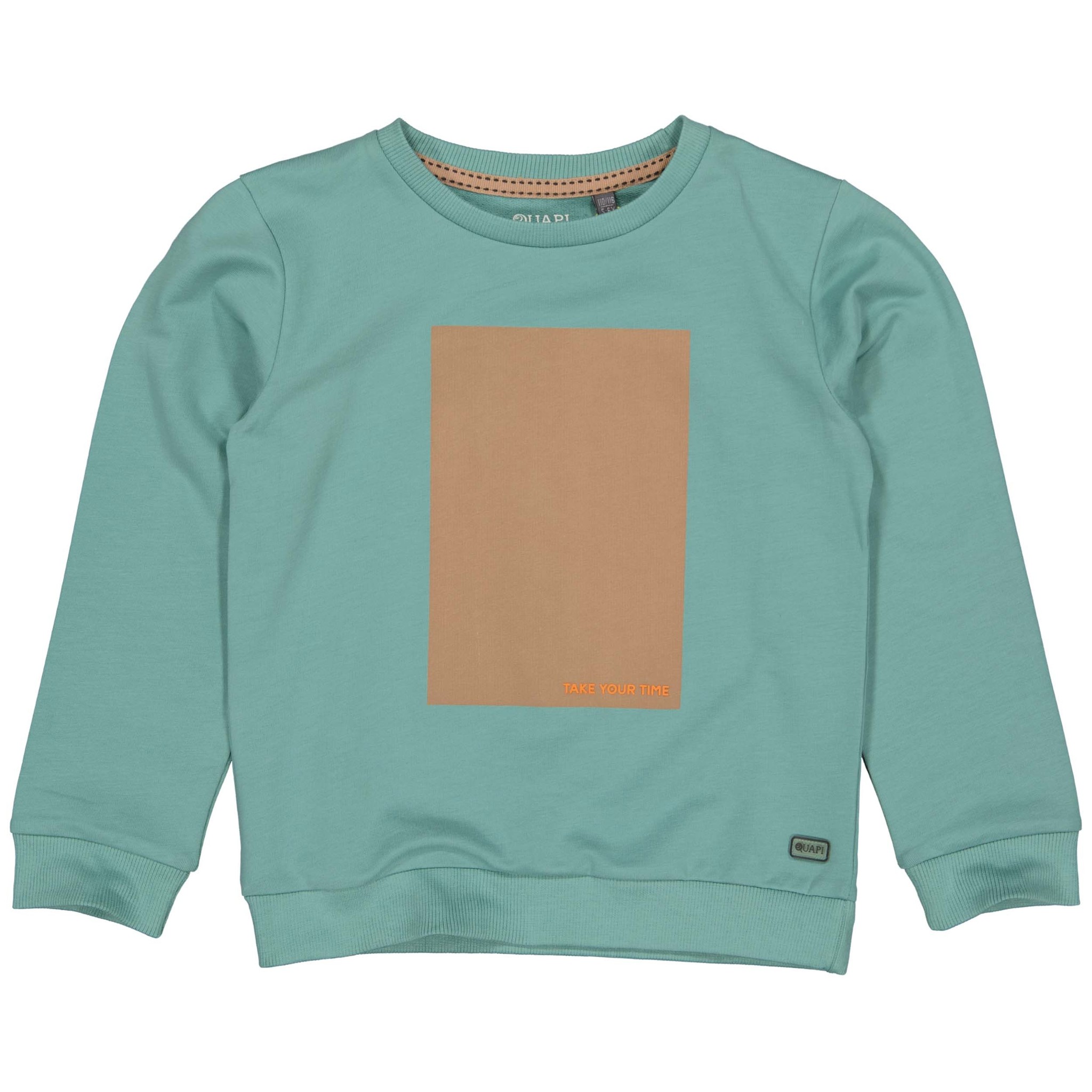 Quapi Jongens sweater - Teun - Groen oil Quapi Jongens sweater - Teun - Groen oil