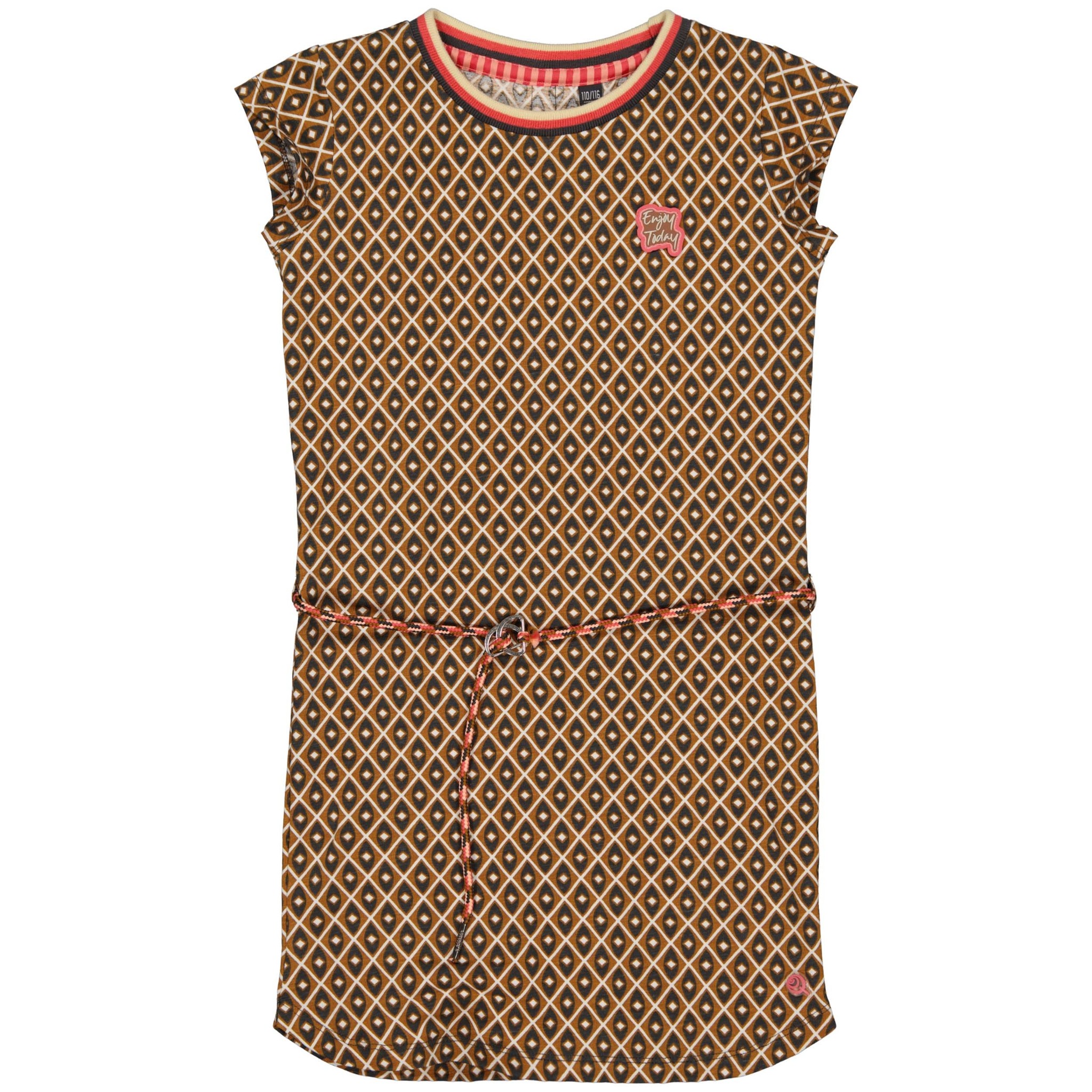 Quapi Meisjes jurk - Tabita - AOP Camel retro Quapi Meisjes jurk - Tabita - AOP Camel retro