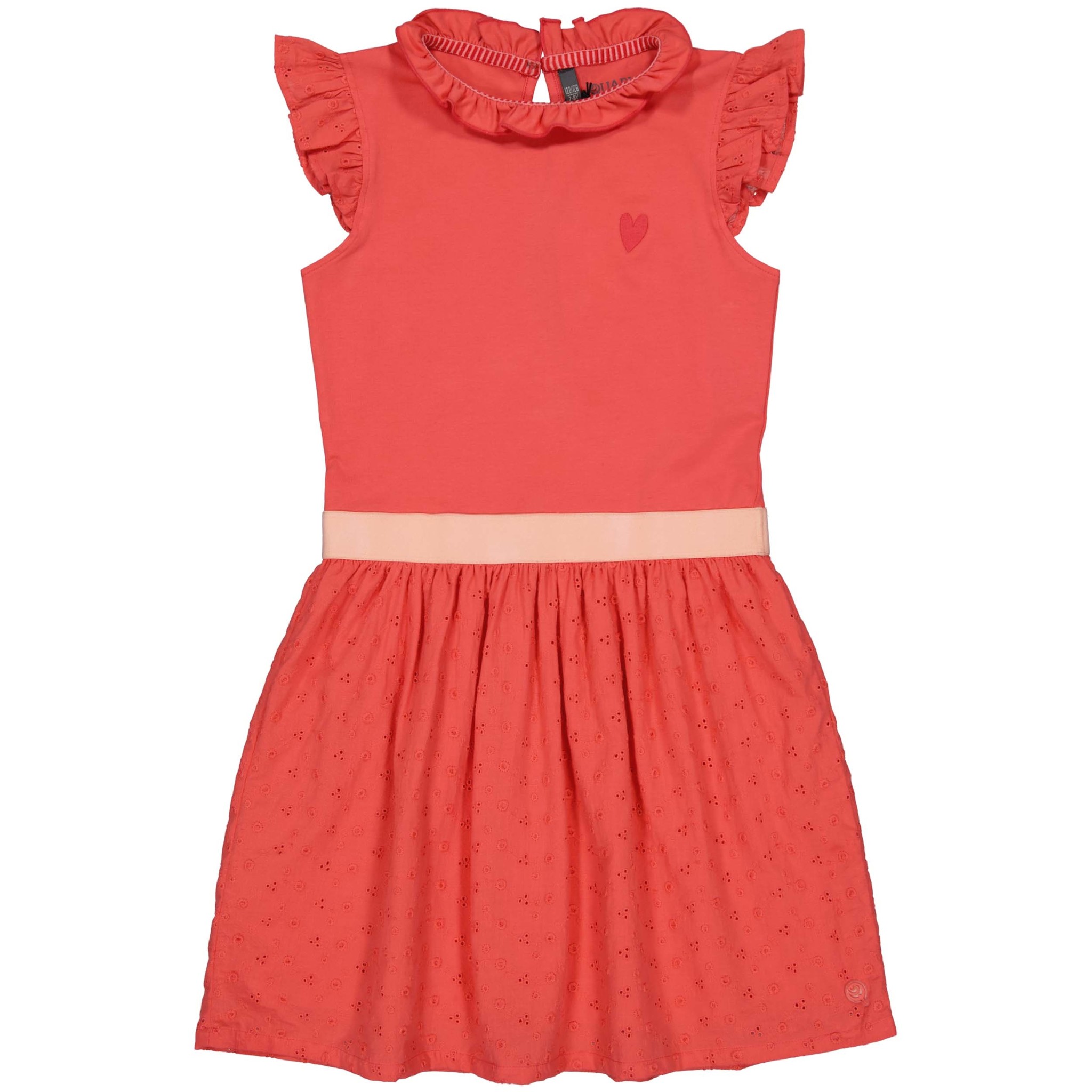 Quapi Meisjes jurk - Tamira - Roze rouge Quapi Meisjes jurk - Tamira - Roze rouge