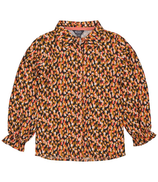 Quapi Meisjes blouse - Thais - AOP Multi stippen