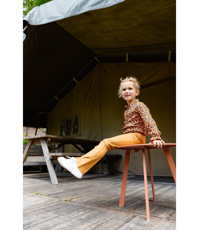 Quapi Meisjes blouse - Thais - AOP Multi stippen