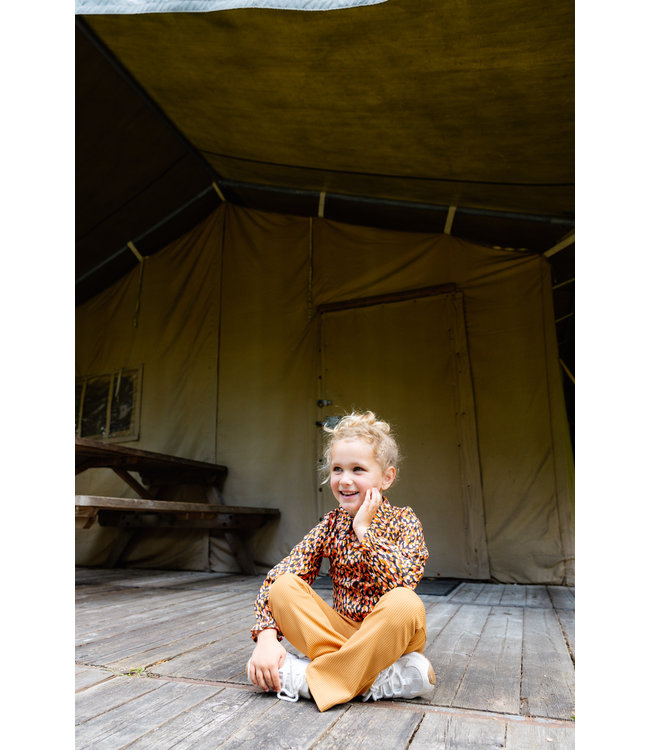 Quapi Meisjes blouse - Thais - AOP Multi stippen