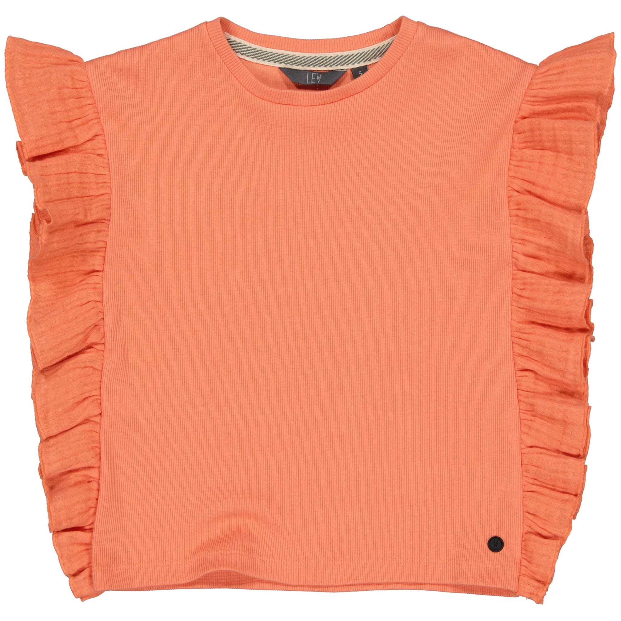 LEVV Little Meisjes top - Elonie - Zacht perzik LEVV Little Meisjes top - Elonie - Zacht perzik