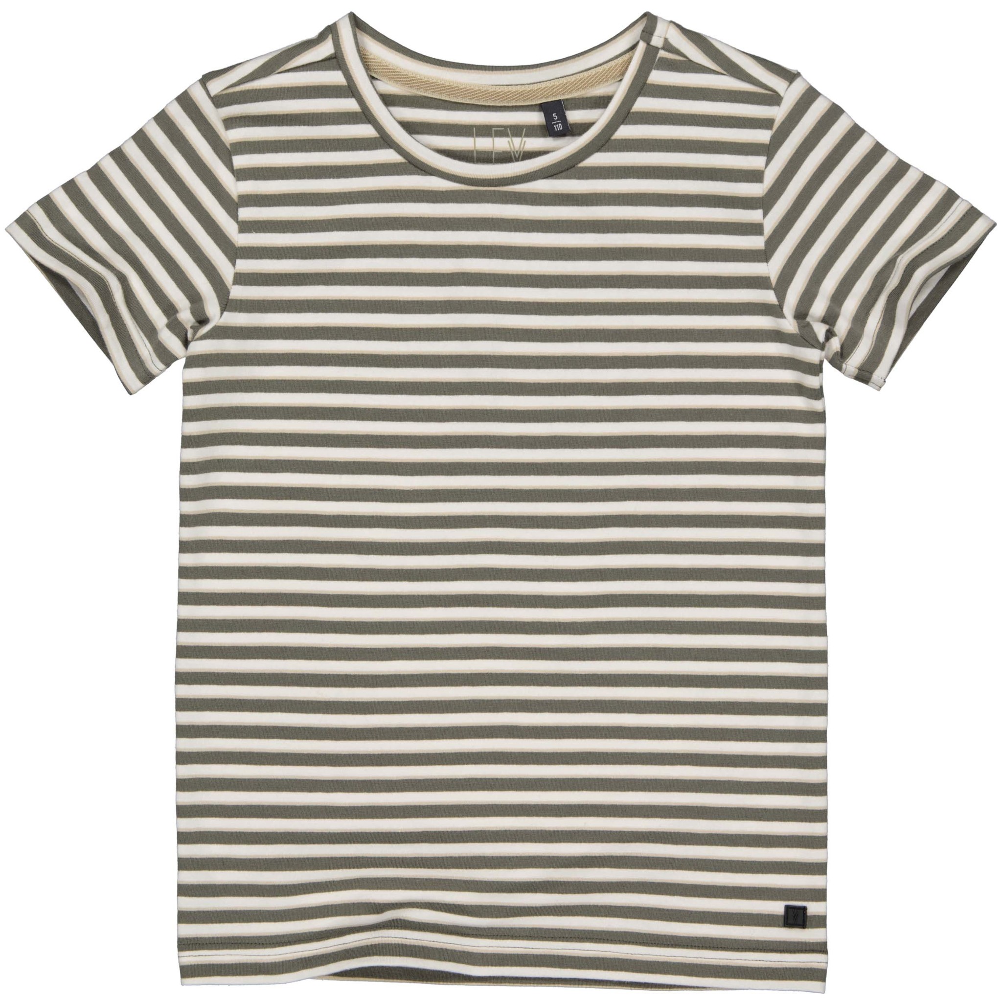 LEVV Little Jongens t-shirt - Edison - AOP Multi streep LEVV Little Jongens t-shirt - Edison - AOP Multi streep