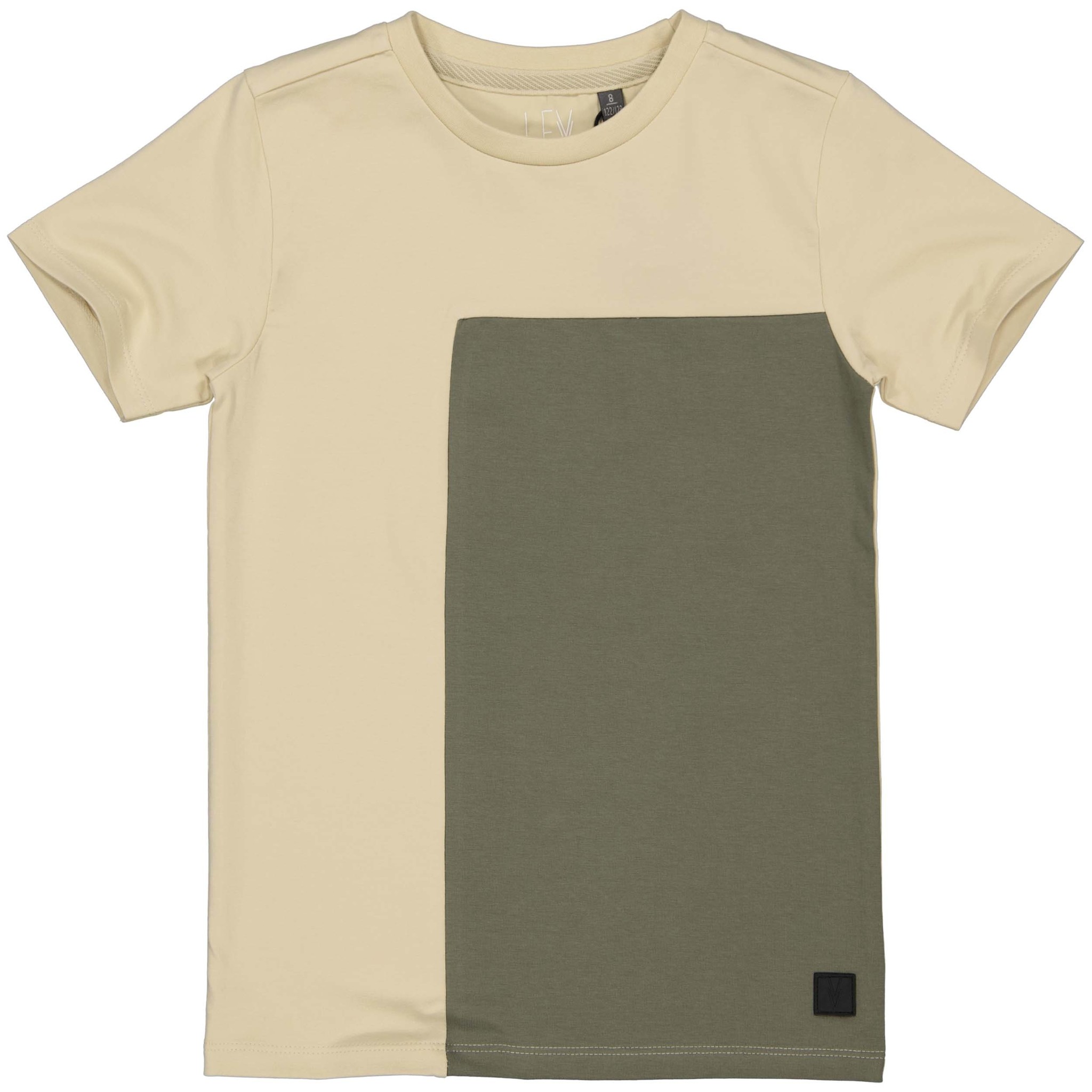 LEVV Jongens t-shirt - Dain - Grijs zand LEVV Jongens t-shirt - Dain - Grijs zand