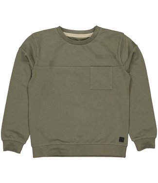 LEVV Jongens sweater - Davy - Groen basil