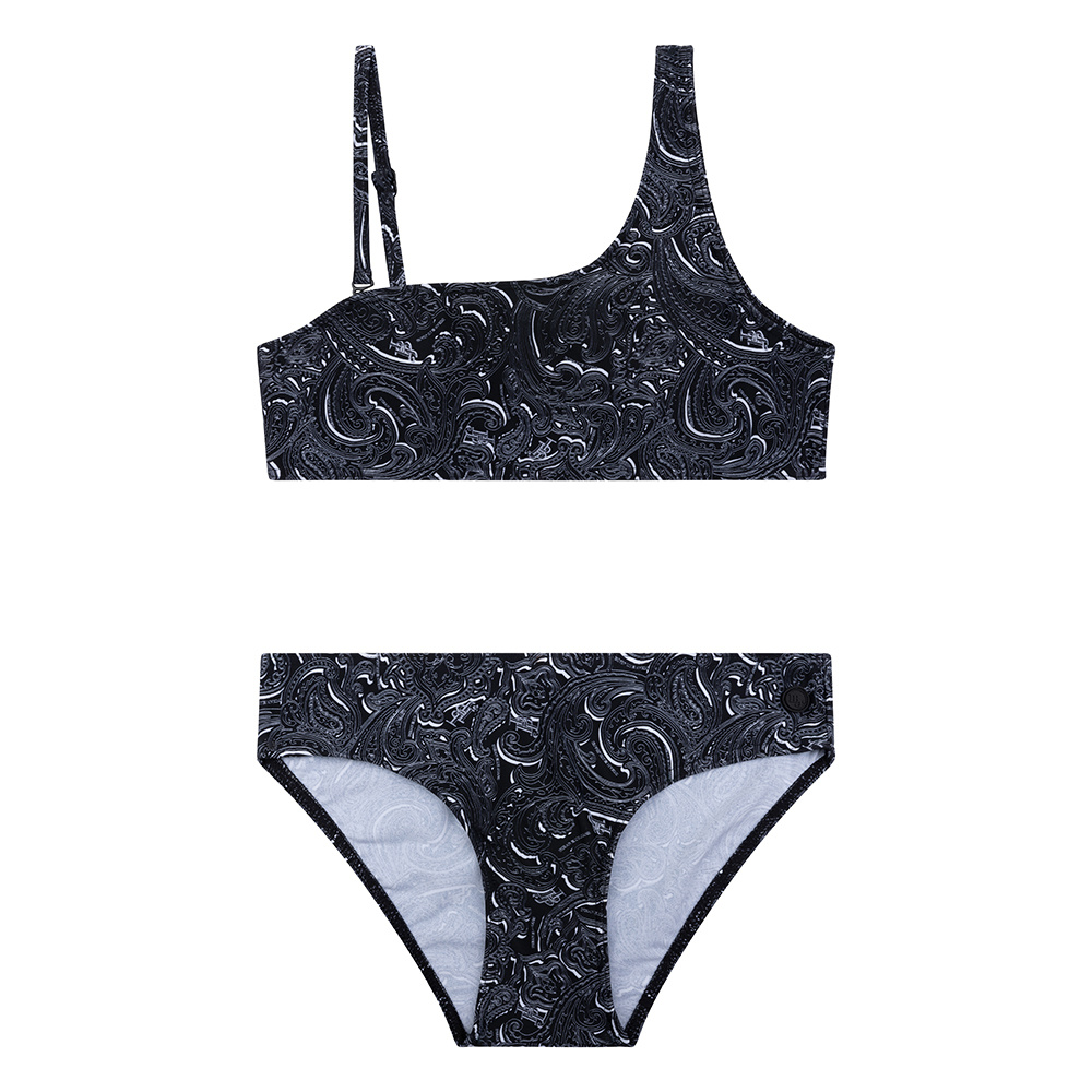 Indian Blue Jeans Meisjes bikini paisley - Zwart