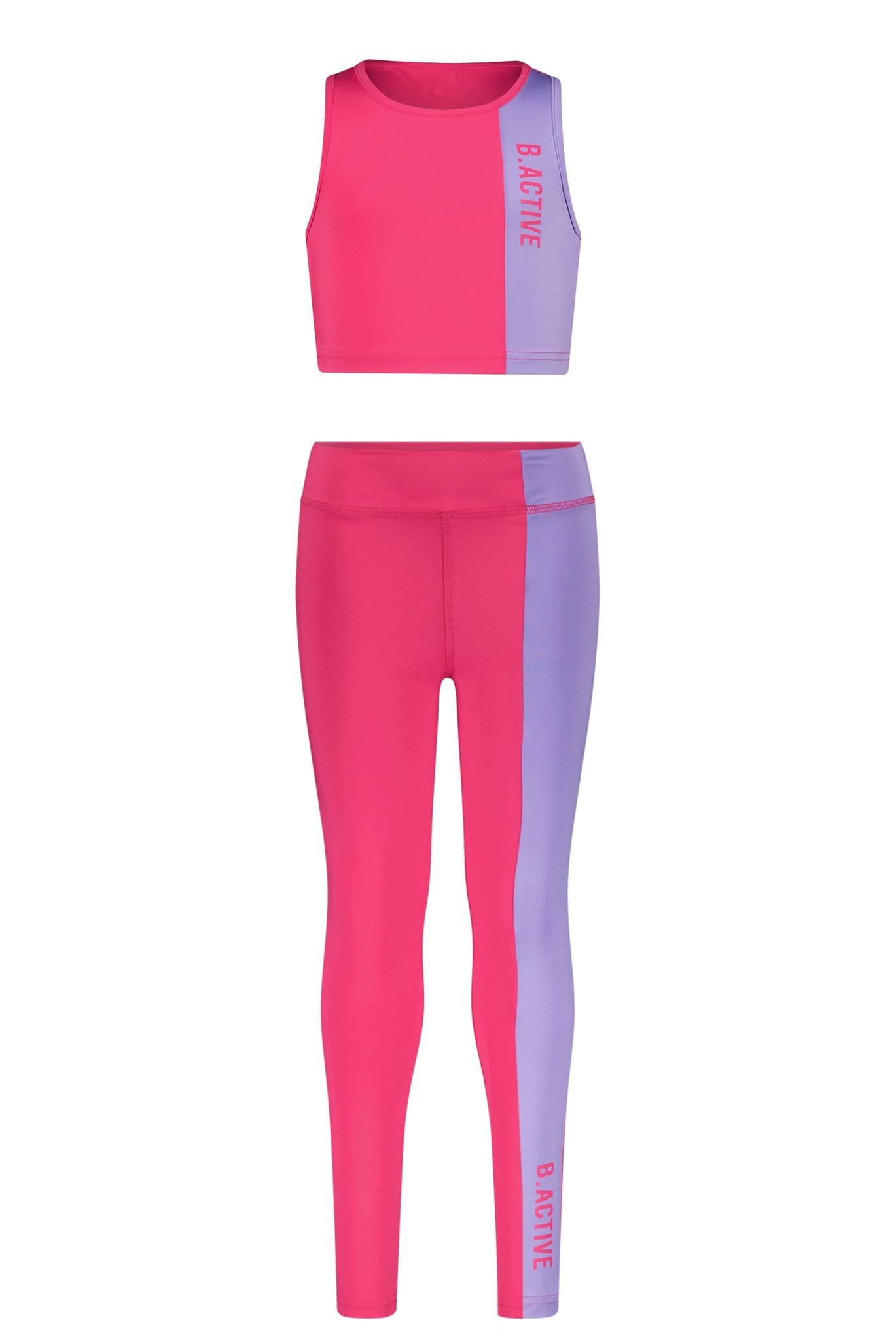 B.Nosy Meisjes sport legging en top 2-piece - Active roze