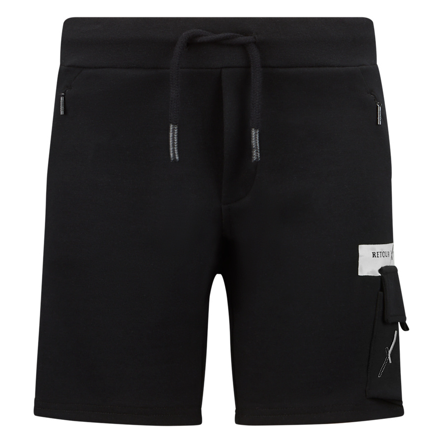 Retour Jeans X Touzani Jongens short - Jump - Zwart Retour Jeans X Touzani Jongens short - Jump - Zwart