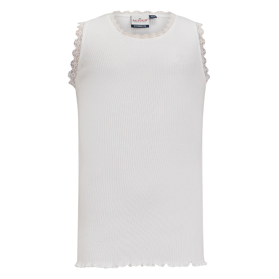 Retour Jeans Meisjes top - Orlene - Optical wit Retour Jeans Meisjes top - Orlene - Optical wit