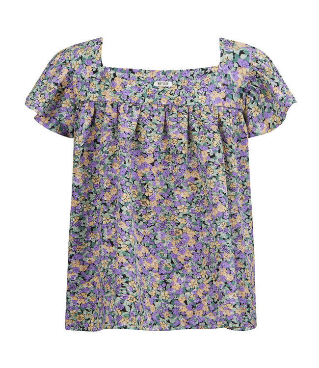 Retour Jeans Meisjes blouse - Fernanda - Licht appel groen