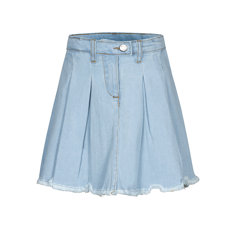 Dutch Dream denim Meisjes plooirok - Sindano Dutch Dream denim Meisjes plooirok - Sindano